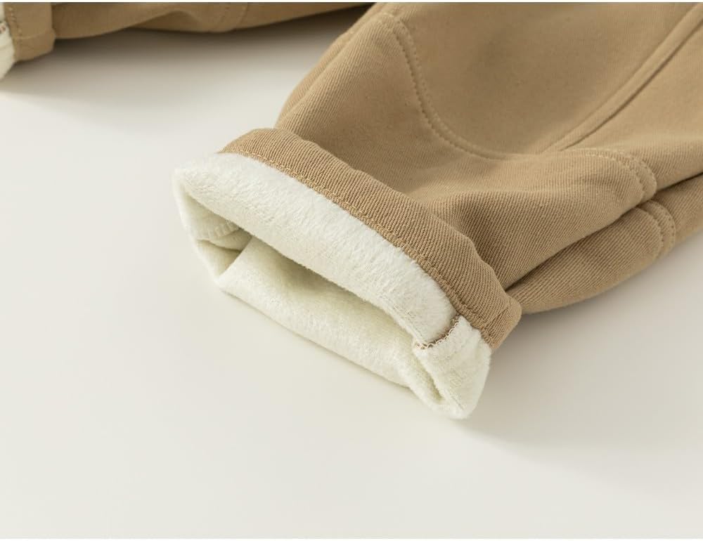 Cotton Fleece Jogger Pant for Toddler Boys - Warm Stretchy and Stylish
