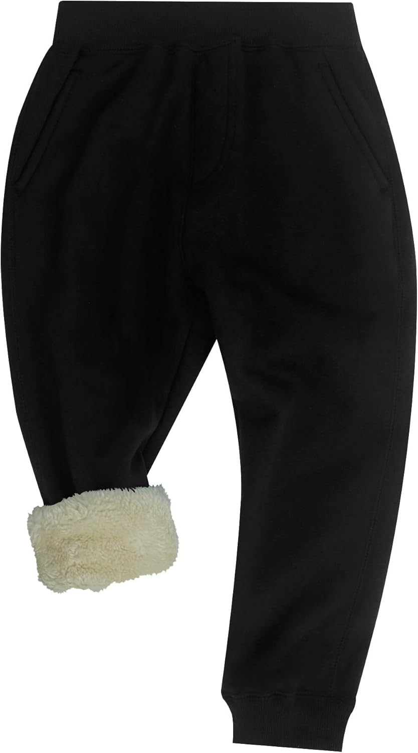 Thick and Cozy Winter Jogger Pants for Kids Unisex Sizes