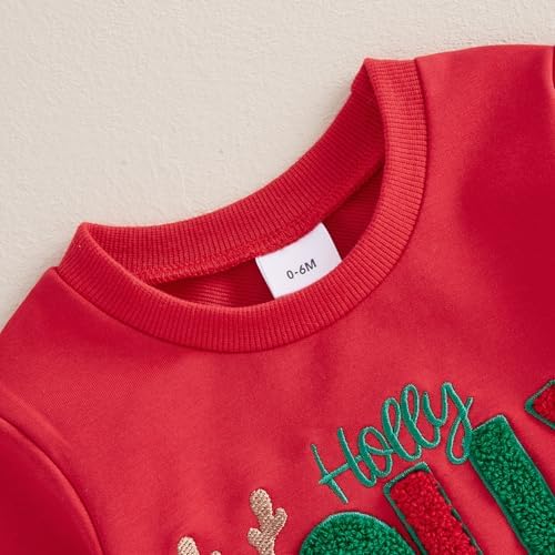 Toddler Girl Boy Christmas Outfits Set