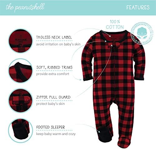 Snug Stylish The PeanutshellFooted Baby Sleepers