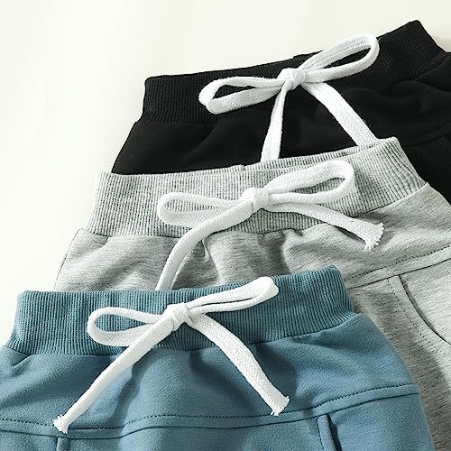 Emmababy 3Pcs Toddler Joggers Set