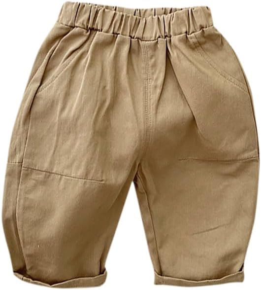 Hwafan Toddler Boys Pants Khaki 1T