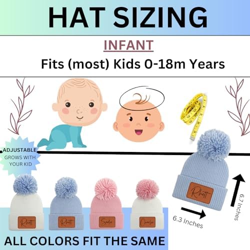 Cozy Custom Personalized Baby Beanie