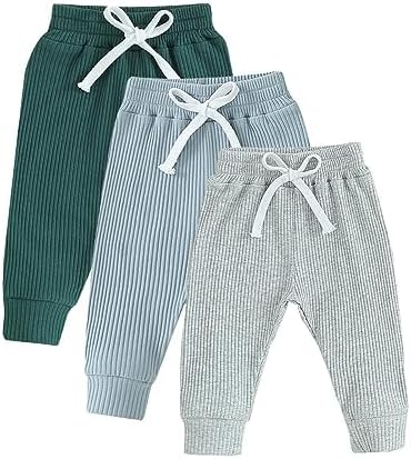 Socutebabe 3Packs Toddler Jogger Pants
