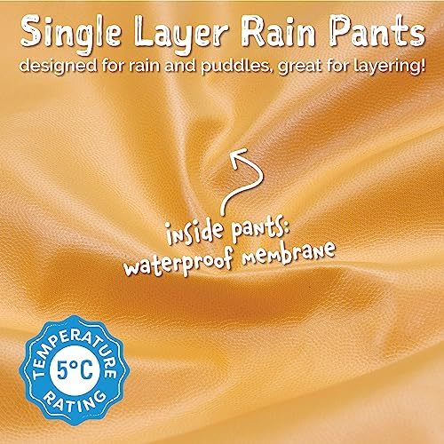 JAN JUL Waterproof Rain Pants for Kids