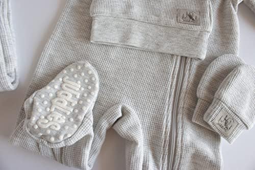 Juddlies Mini Waffle - Footed Baby Sleeper