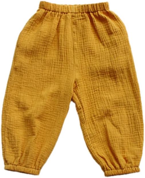 High Quality Cotton-Linen Harem Pants for Toddler and Kids