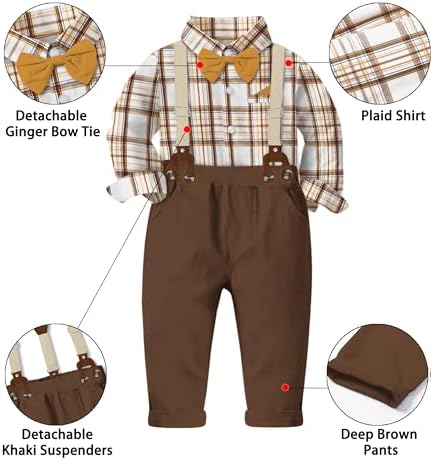 SANGTREEGentleman Outfits Set for Babies 3-6 Months