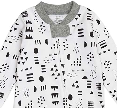 Honest Baby Boys 2-Pack Sleep Play Footed Pajamas Sleepsuit