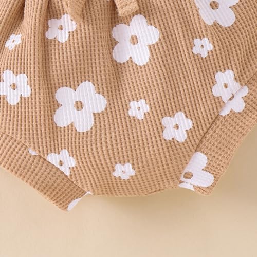 Cozy Floral Waffles for Little Ones 2-Piece Toddler Summer Set