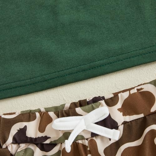 Lucikamy Toddler Boys Mallard Duck Hunting Outfit Summer