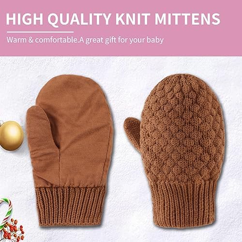 Warm Stretchy Toddler Mittens Perfect Gift for Kids Soft Flexible and Durable