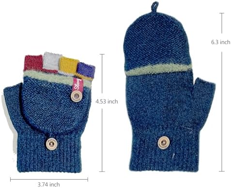 Kids Winter Gloves Mitten Set for Boy Girl