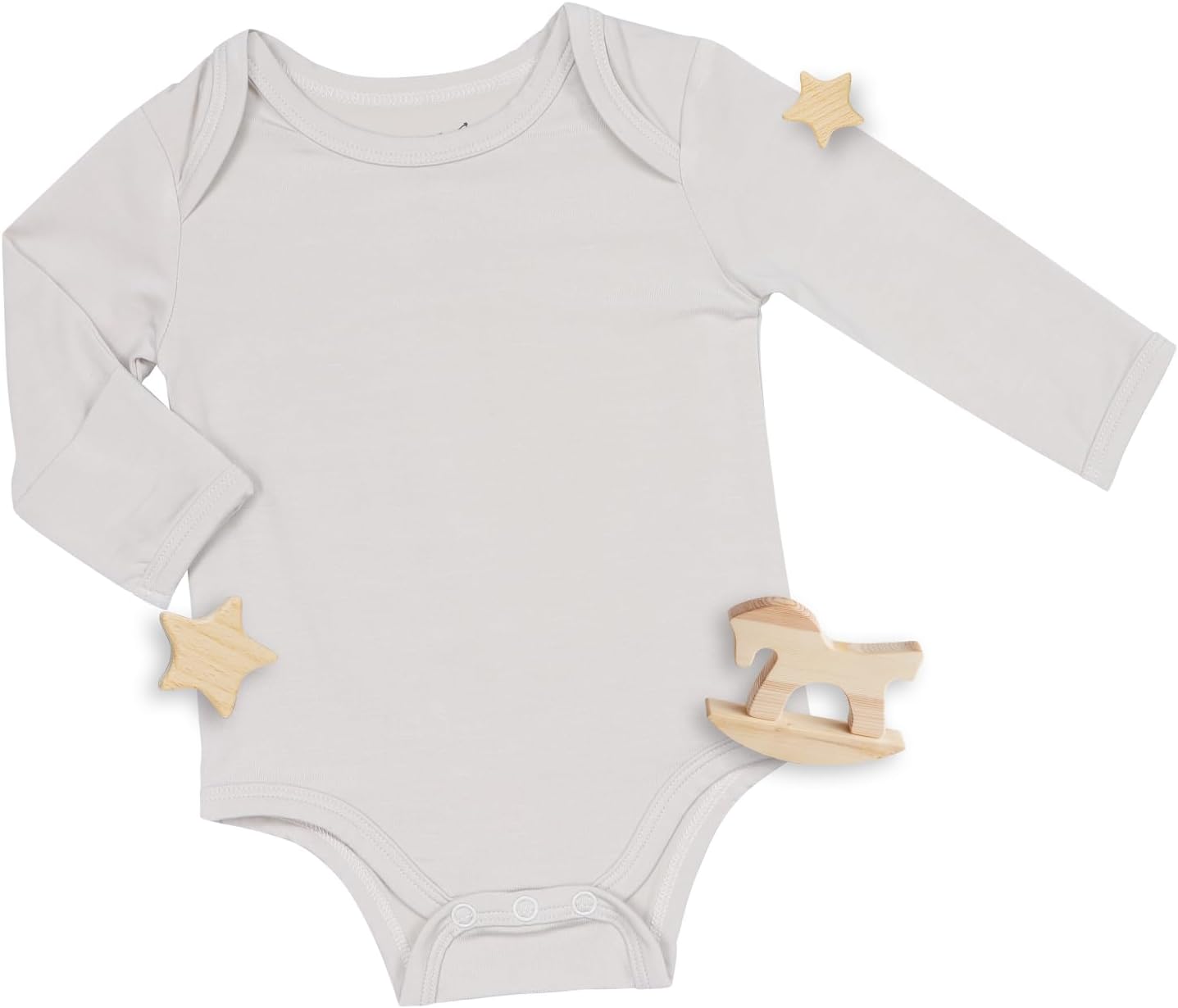 Nyte Nyte Baby - Cozy Long Sleeved Baby Pajamas with Adjustable Felt Mitten Cuffs