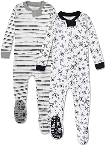 Perfect for Newborns Infants 100 Organic Cotton Footed Pajamas