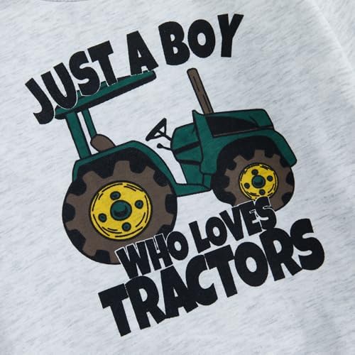 Awevudst Baby Boy Tractor Letter Set