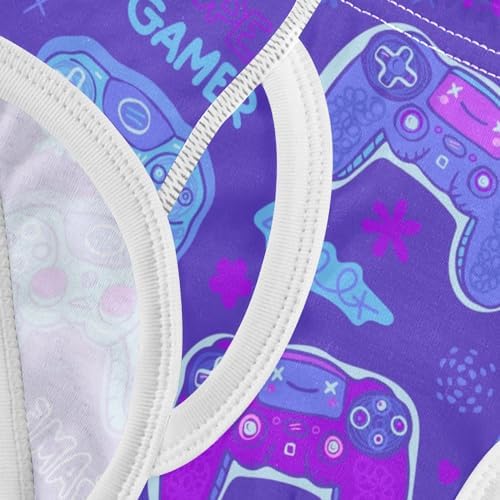 KLL Cute Pattern Joysticks Flowers Hearts Underwear for Toddler Boys 2T-8Y