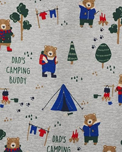 Cute Bear Print Pajamas for Boys - 100 Cotton Sleepwear
