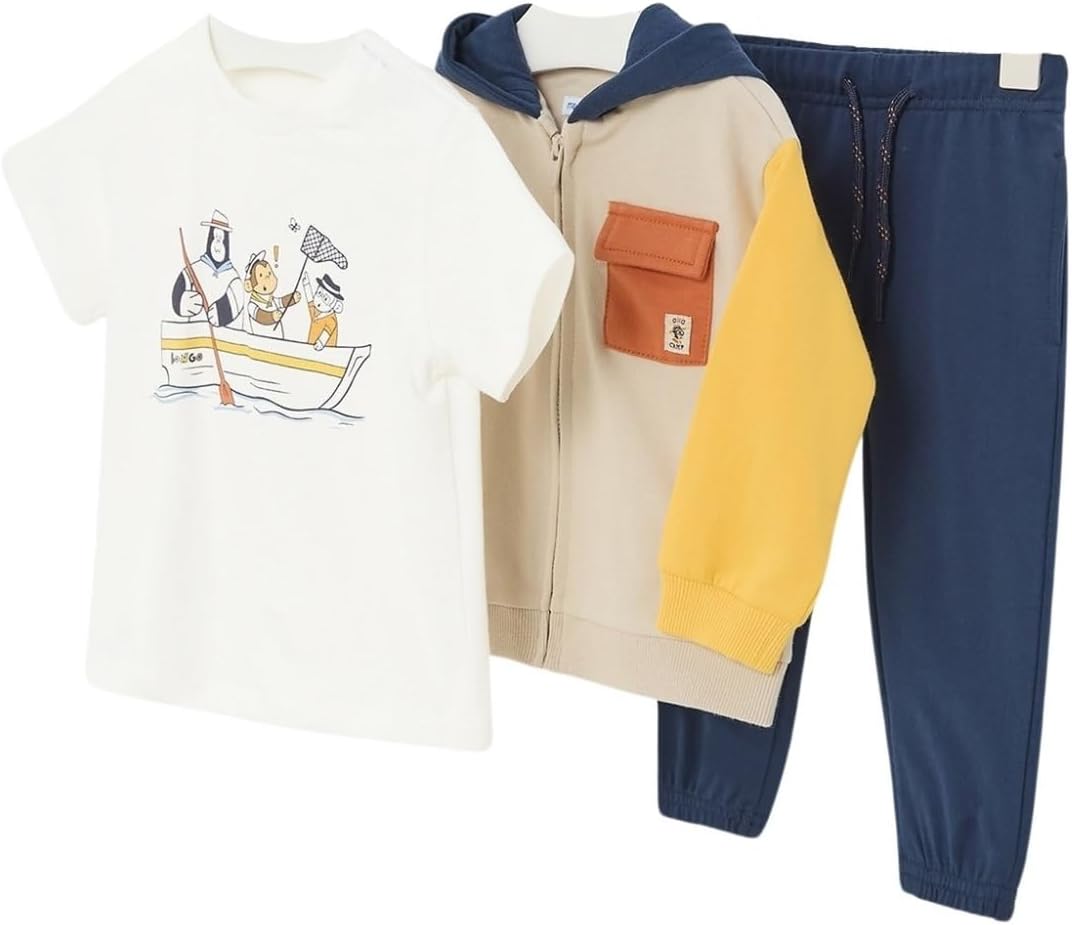Our Little hdc Burger 3 Piece Tracksuit Banana