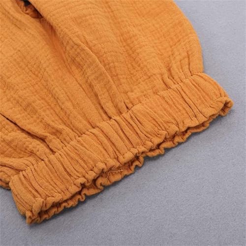 Casual Harem Pants for Toddler with Ruffle Trim