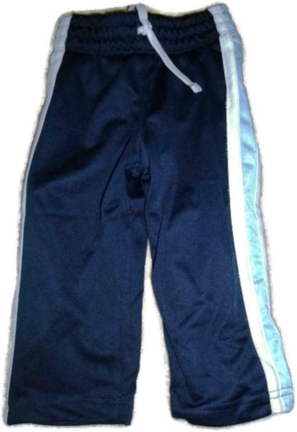 Jumping Beans Boys Microfiber sweat pants navy light blue stripe