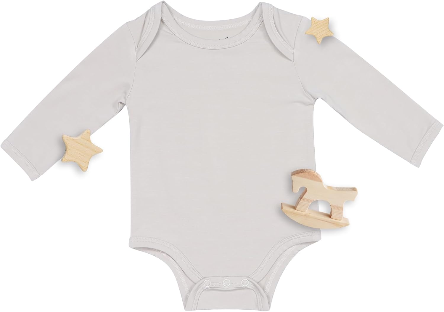 Nyte Nyte Baby - Cozy Long Sleeved Baby Pajamas with Adjustable Felt Mitten Cuffs