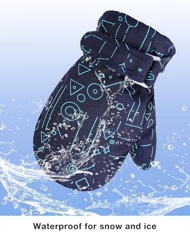 Winter Boys Gloves Waterproof Warm