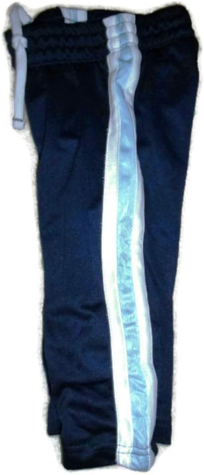 Jumping Beans Boys Microfiber sweat pants navy light blue stripe