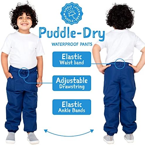 JAN JUL Waterproof Rain Pants for Kids
