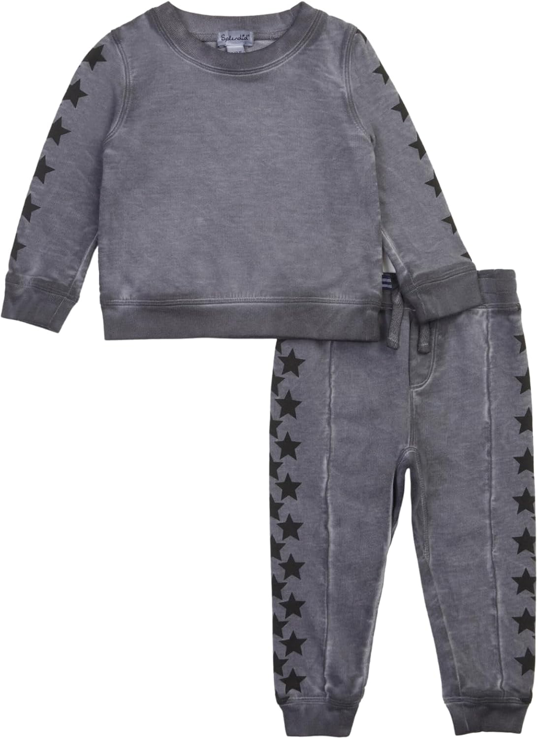 Splendid Baby Boys Grey Star Jogger Set
