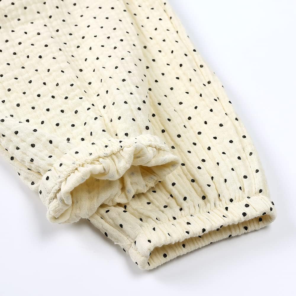 Stylish Cotton Linen Ankle Trousers for Kids