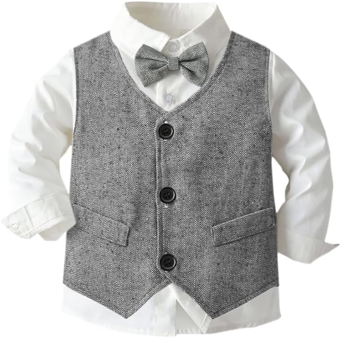 SANGTREE Boys Kids Formal Outfit - Gentlemanly Increments