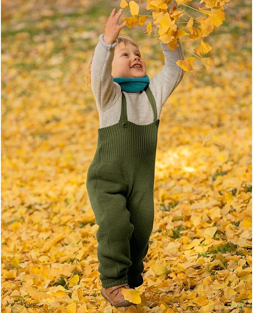 Cushy Organic Merino Wool Pants for Babies