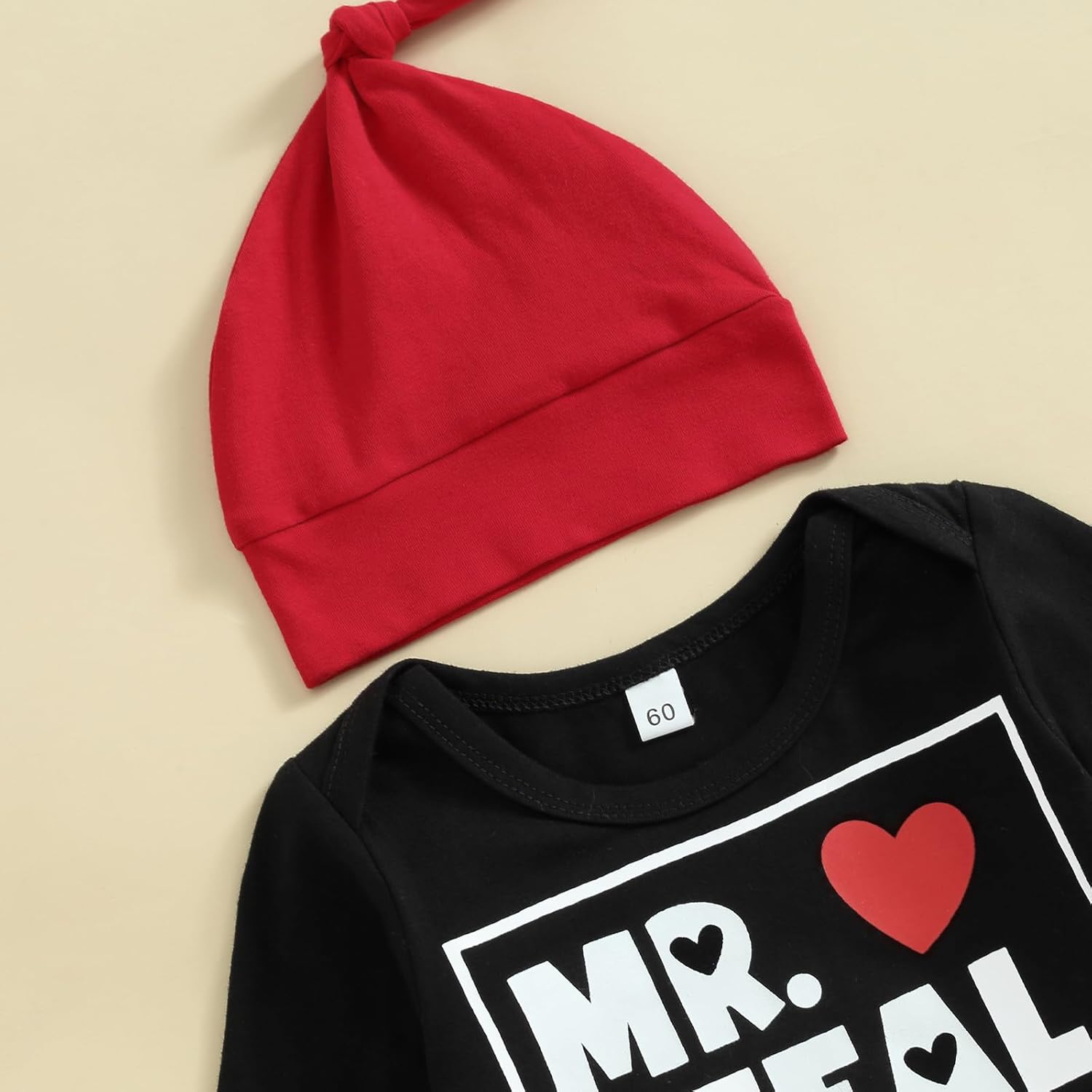 Perfect Valentines Day Boys Newborn Outfit Set