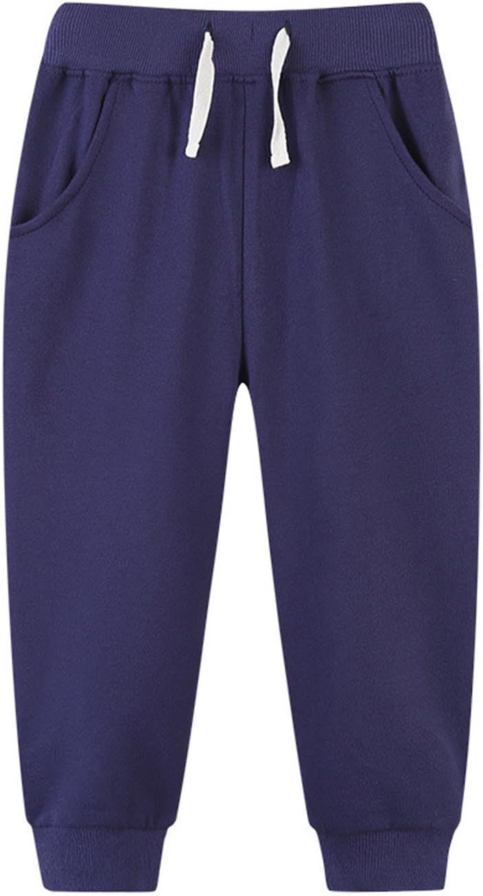 Cool Solid Jogger Pants for Little Ones