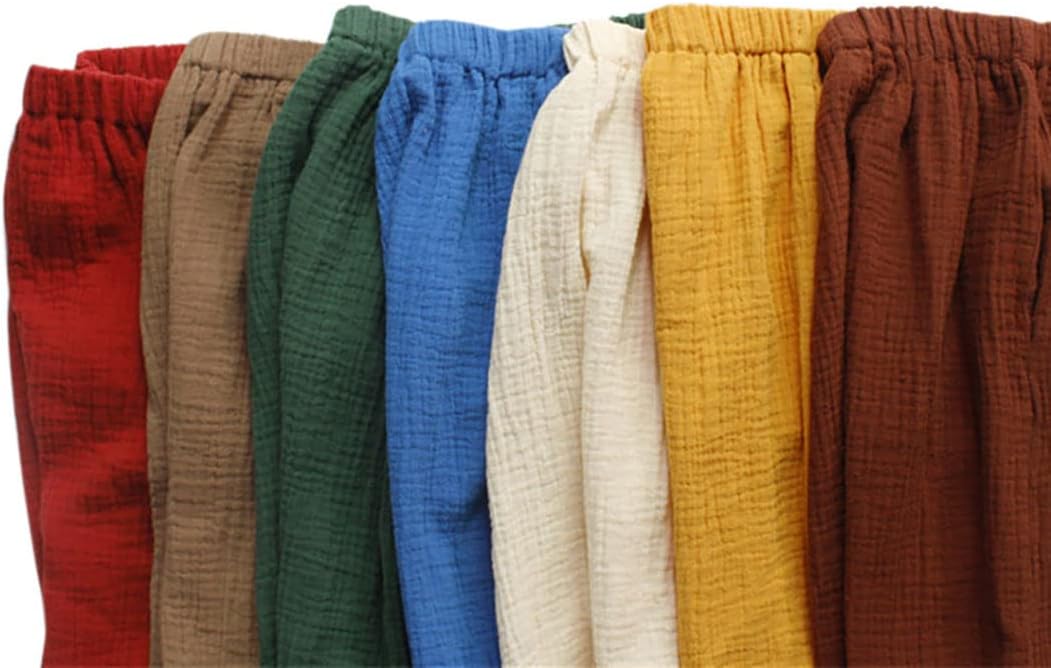 High Quality Cotton-Linen Harem Pants for Toddler and Kids
