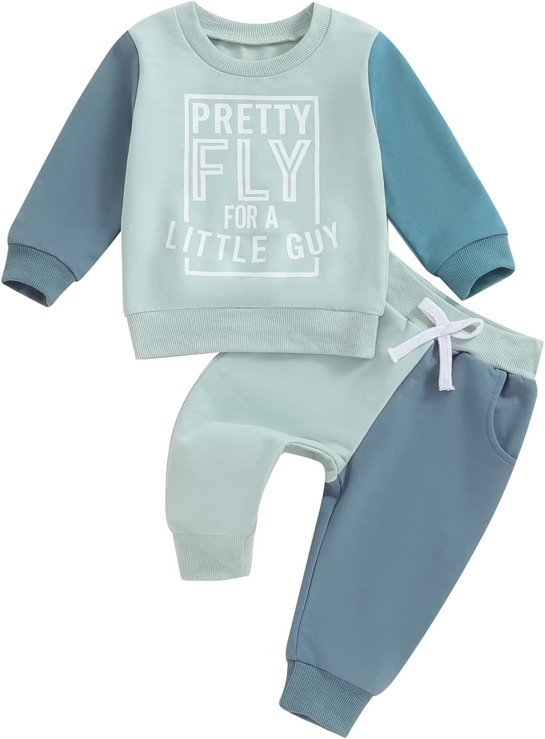 Baorji Toddler Boy 2-Piece Letter Print