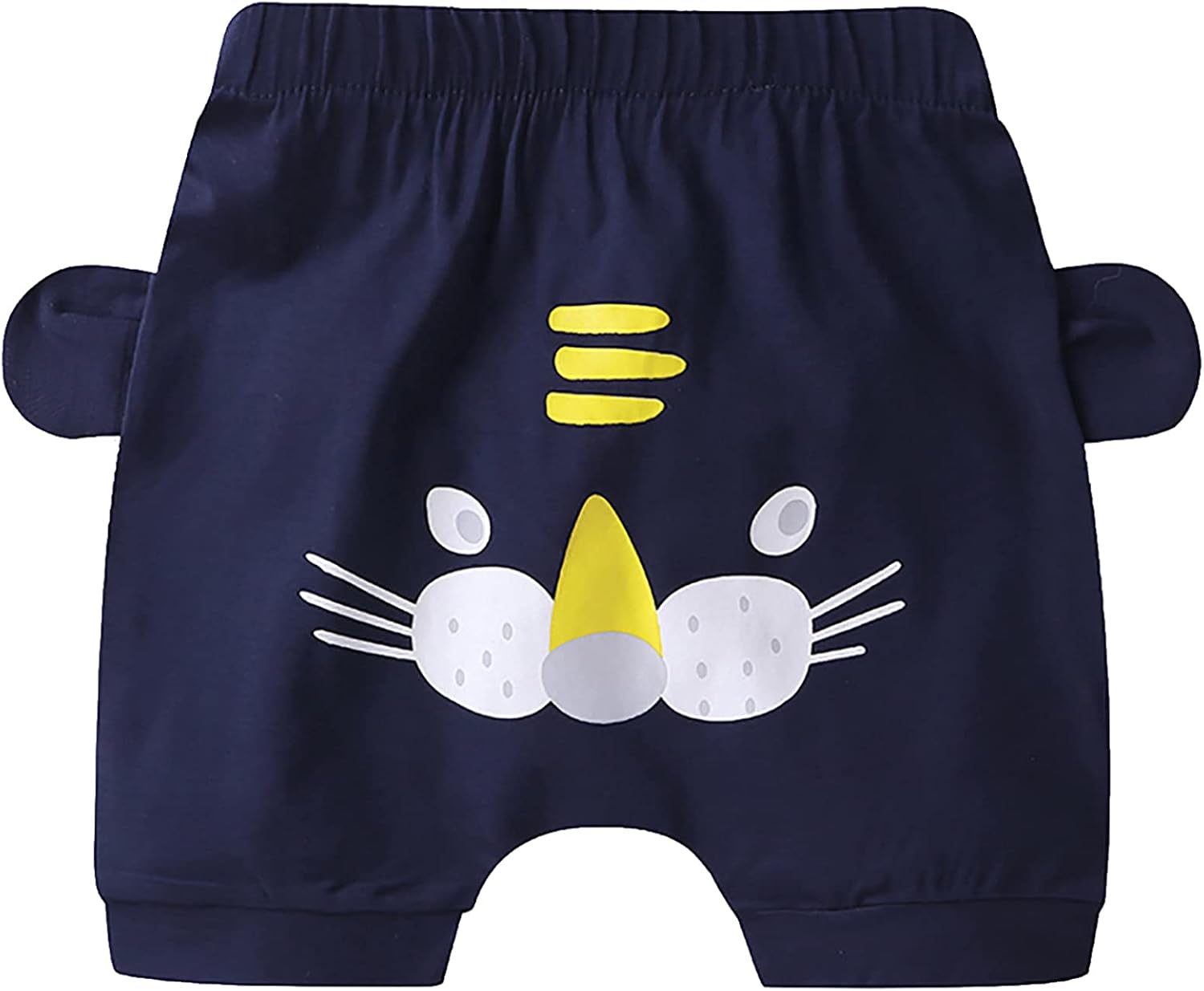 Yartina Lightweight Cartoon Print Harem Shorts for Babies