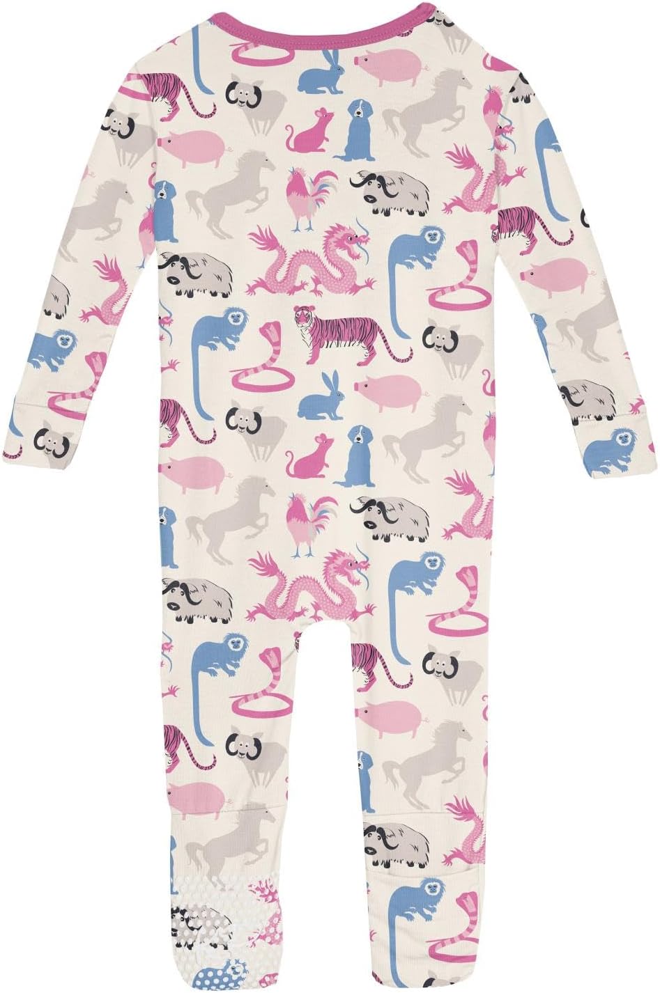 KicKee Print Convertible Baby Warms Sleep Crawler