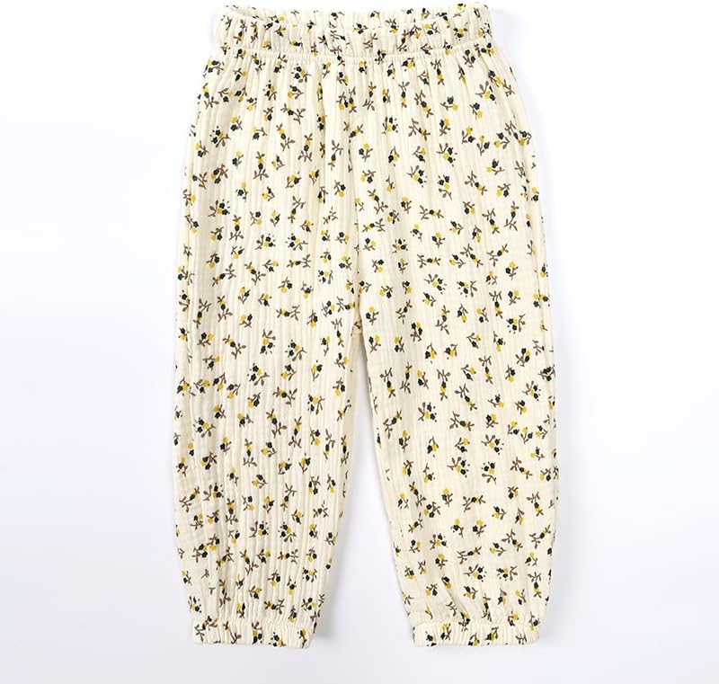 Stylish Cotton Linen Ankle Trousers for Kids