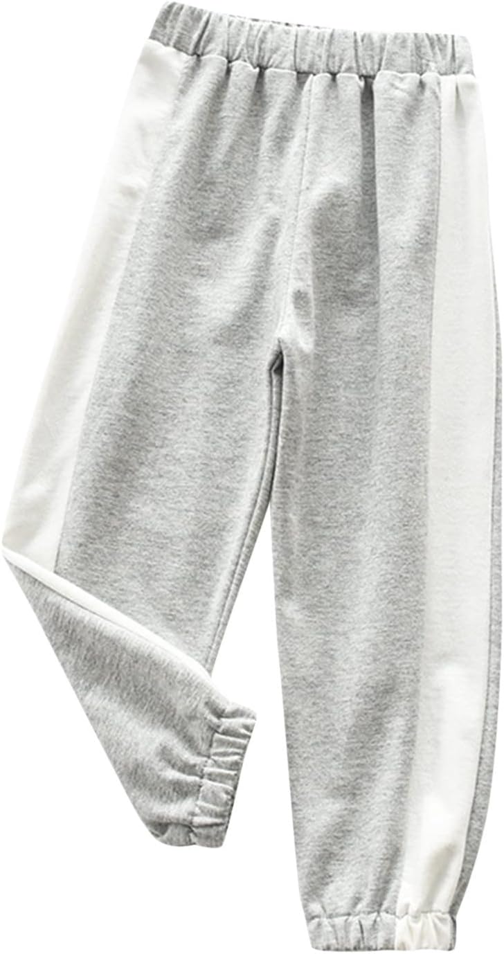 Boys Jogger Pants RNTOP Cotton Lightweight Joggers for Boys Trendy Elastic waist