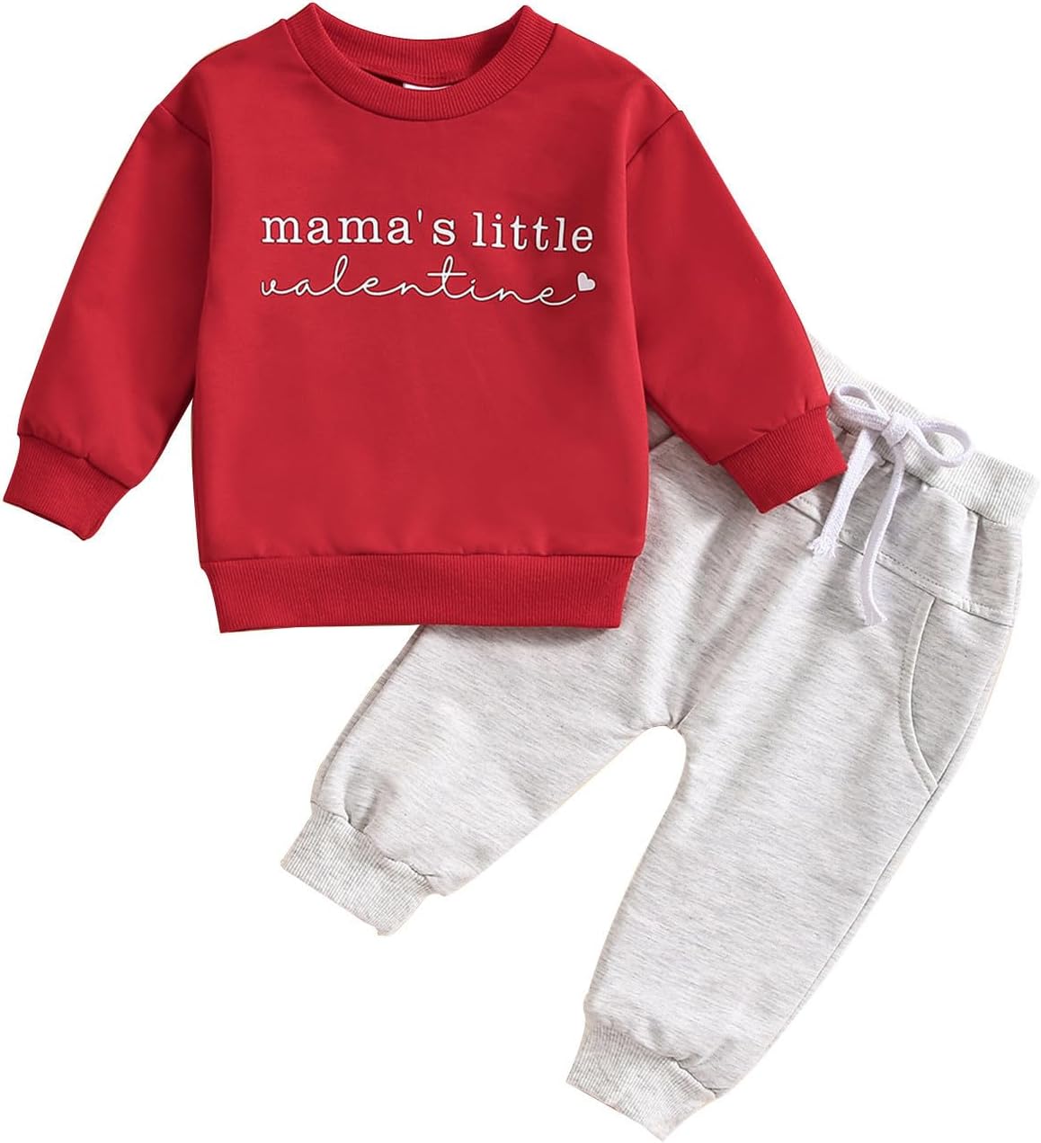 Valentines Day Trendy Outfit Set for Babies Gift for Child