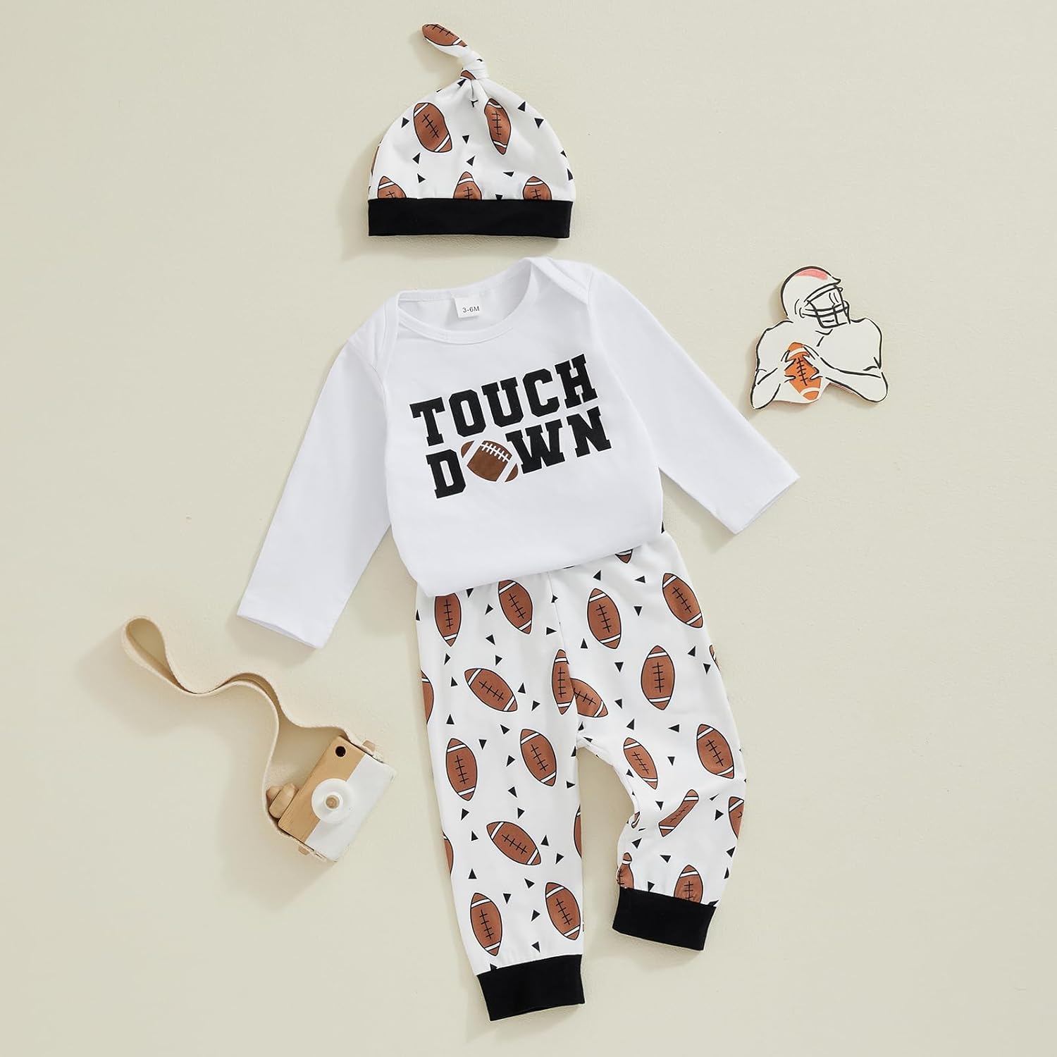 Perfect Romper Sweatpants Set for Newborn Boys