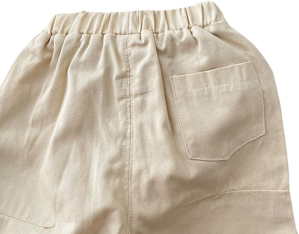 Hwafan Toddler Boys Pants Khaki 1T