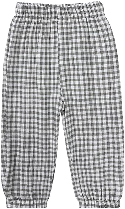 Stylish Cotton Linen Ankle Trousers for Kids