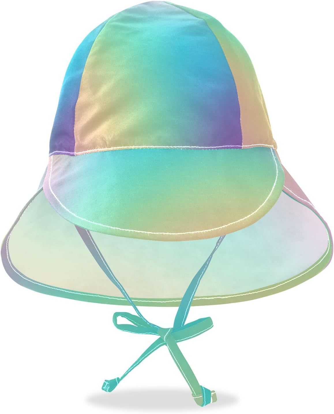 Candy Glitter Beach Baby Sun Hat Adjustable Wide-Brim Breathable Toddler Protection