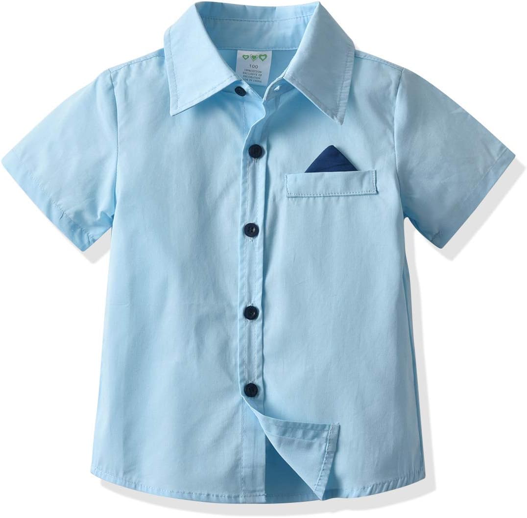 Gentleman Outfit Toddler Set - 4-in-1 Full-Length Shorts Accessories