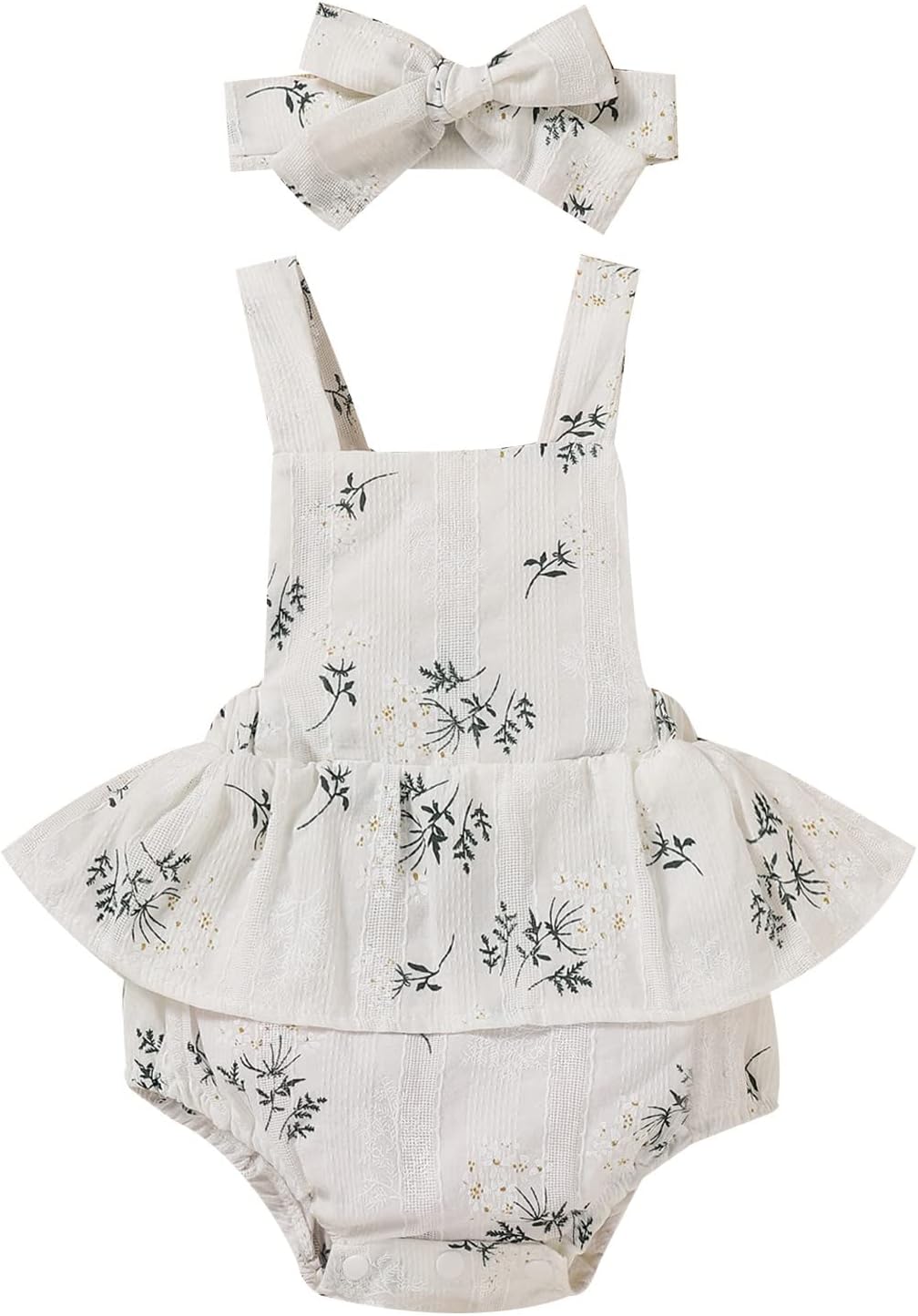 Perfect Baby Essentials Flower-Print Bundle Soft Cotton Comfortable Fit Perfect Gift