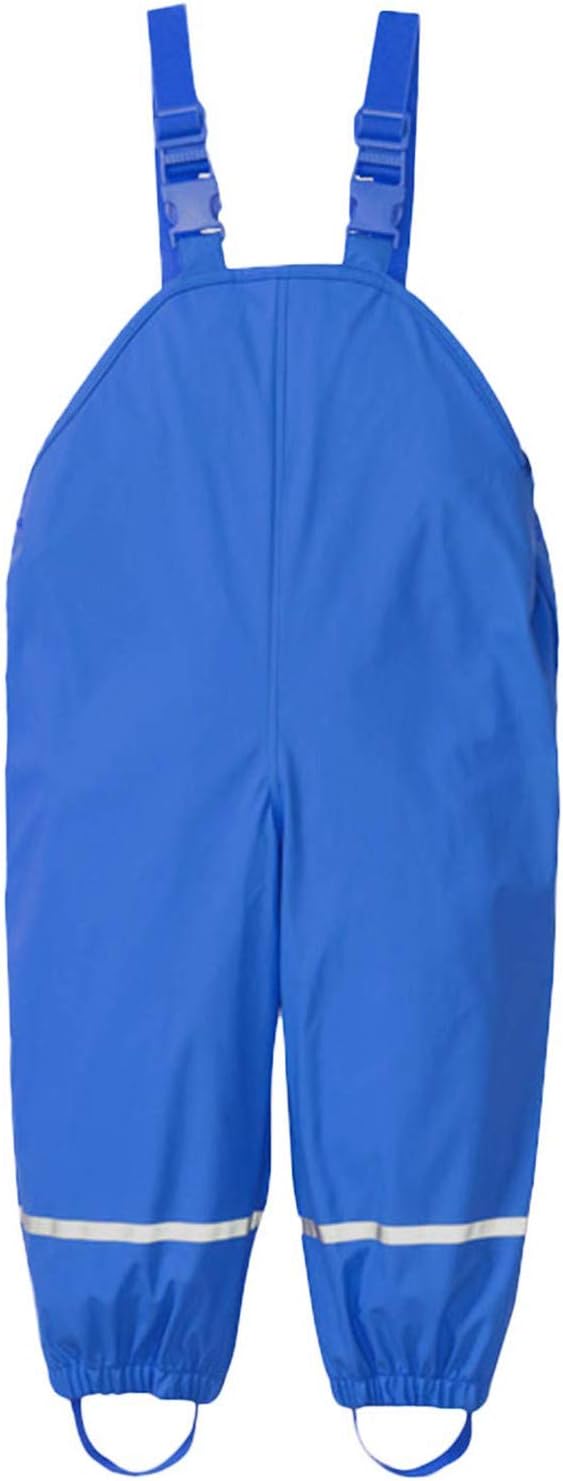 Child Waterproof Reflective Rain Pants for Boys and Girls