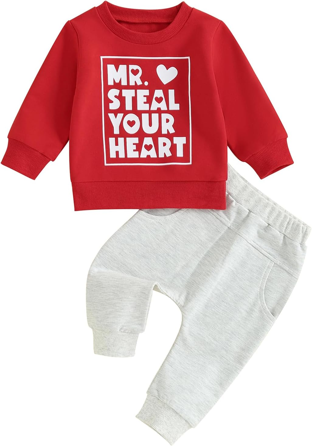 Perfect Valentines Day Outfit for Kids Adorable Two-Piece Set